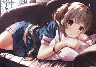 Картинка аниме kantai+collection murasame kantai collection ezoshika kancolle