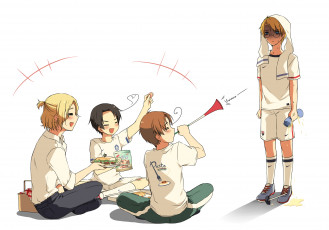 Картинка аниме hetalia +axis+powers арт мальчики