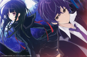 Картинка аниме black+bullet скан парень девушка black bullet