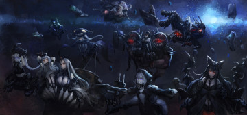 Картинка автор +gods аниме kantai+collection девушки арт мрак