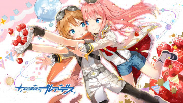 обоя автор,  anmi, аниме, houkago no pleiades, houkago, no, pleiades, minato, anmi