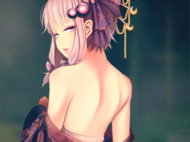 Обои картинки фото автор,  at2, аниме, vocaloid, yuzuki, yukari