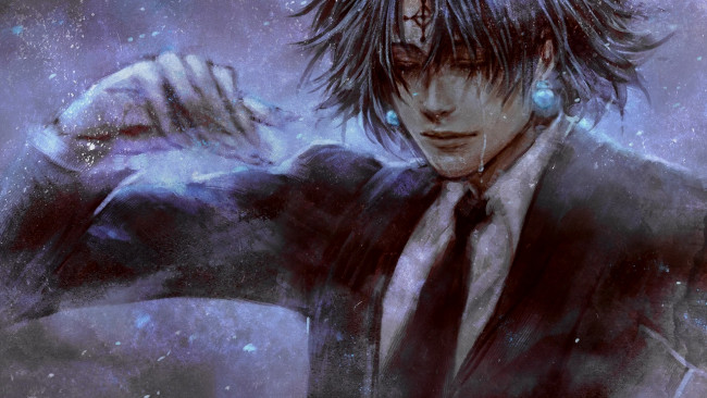 Обои картинки фото аниме, hunter x hunter, короро, арт, лидер, пауков