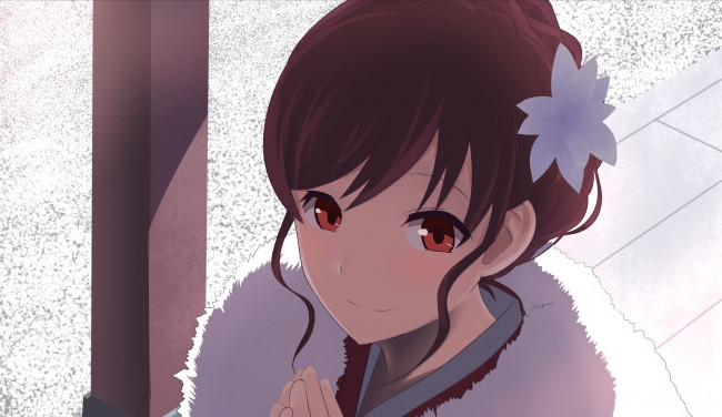 Обои картинки фото автор,  hellpart, аниме, kantai collection, kancolle, hellpart, ooi, kantai, collection