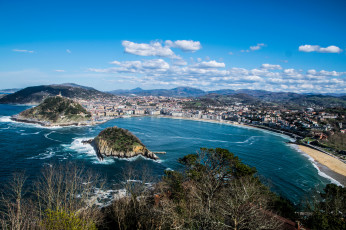 Картинка города -+панорамы бухта