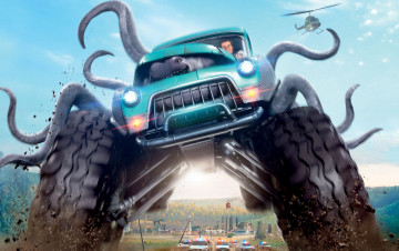 обоя кино фильмы, monster trucks, monster, trucks