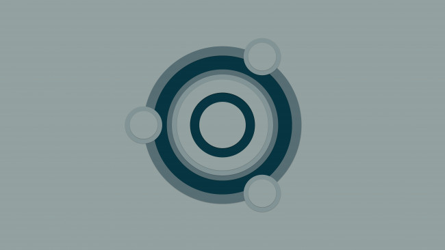 Обои картинки фото компьютеры, ubuntu linux, фон, логотип