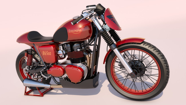 Обои картинки фото мотоциклы, 3d, фон, мотоцикл