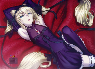 Картинка календари аниме 2018 взгляд лицо девушка