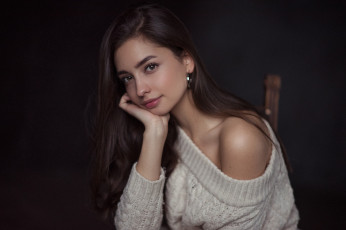 Картинка девушка девушки -unsort+ брюнетки темноволосые модель