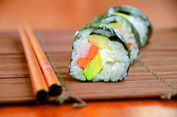Картинка еда рыба +морепродукты +суши +роллы кухня японская роллы