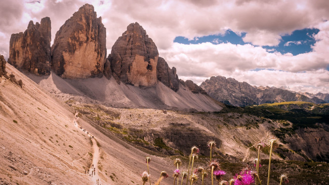 Обои картинки фото природа, горы, простор