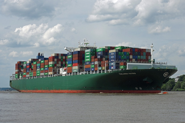 Обои картинки фото корабли, грузовые суда, контейнеровоз