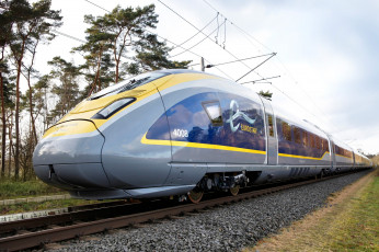 Картинка eurostar техника поезда рельсы поезд