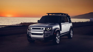 Картинка 2021+land+rover+defender автомобили land-rover first edition 2021 urban pack land rover defender внедорожник побережье