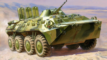 Картинка рисованное армия бтр