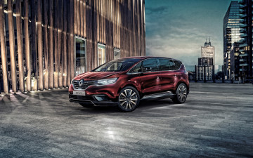 Картинка 2020+renault+espace автомобили renault французские espace новый экстерьер 2020 вид спереди красный минивэн