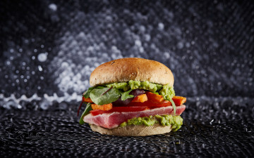 Картинка еда бутерброды +гамбургеры +канапе гамбургер