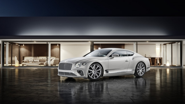 Обои картинки фото bentley continental gt, автомобили, bentley, премиум, класс, транспортное, средство, серебристые, автомобиль