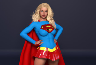 Картинка 3д+графика фантазия+ fantasy девушка фон взгляд униформа