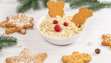 Картинка еда мюсли +хлопья печенье хлопья малина