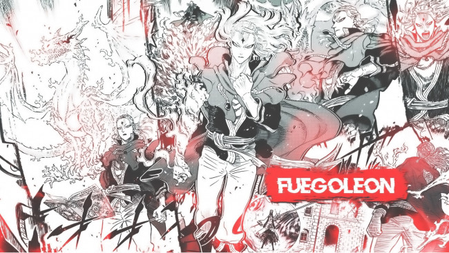 Обои картинки фото аниме, black clover, чёрный, клевер