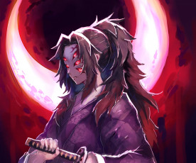 Картинка аниме demon+slayer +kimetsu+no+yaiba клинок рассекающий демонов
