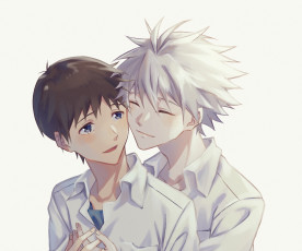 Картинка аниме evangelion евангелион