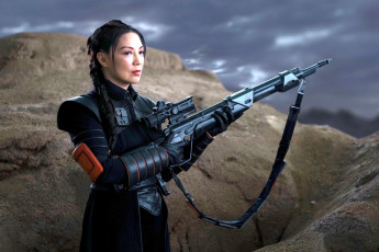 Картинка the+book+of+boba+fett++ сериал+2021+–+ кино+фильмы the+book+of+boba+fett+ сериал фантастика боевик книга бобы фетта ming na wen fennec shand