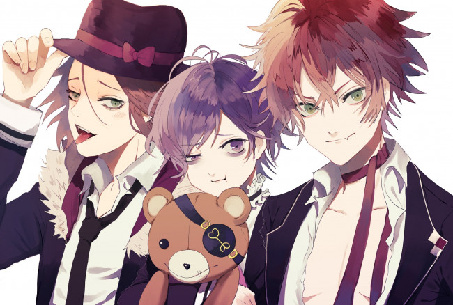 Обои картинки фото аниме, diabolik lovers, дьявольские, возлюбленные