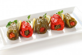 Картинка еда перец петрушка фаршированный лимон