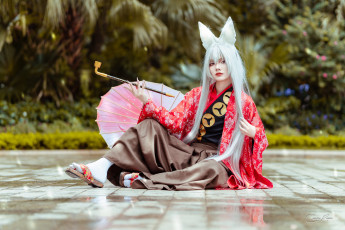 Картинка девушки -+креатив +косплей девушка ушки взгляд блондинка