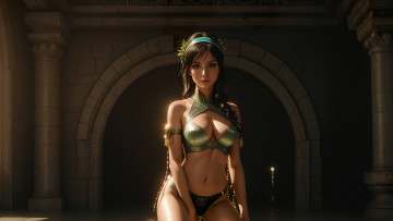 Картинка нейросеть 3д+графика фантазия+ fantasy girl art stable diffusion neuronet ai