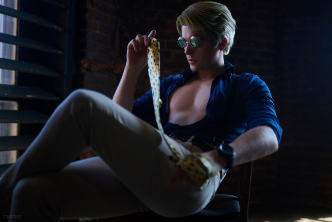 Обои картинки фото мужчины, graysonfin cosplay, парень, косплей, cosplay, грейсон, graysonfin