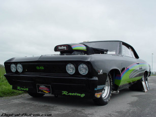 Картинка chevrolet camaro chevelle ss автомобили hotrod dragster