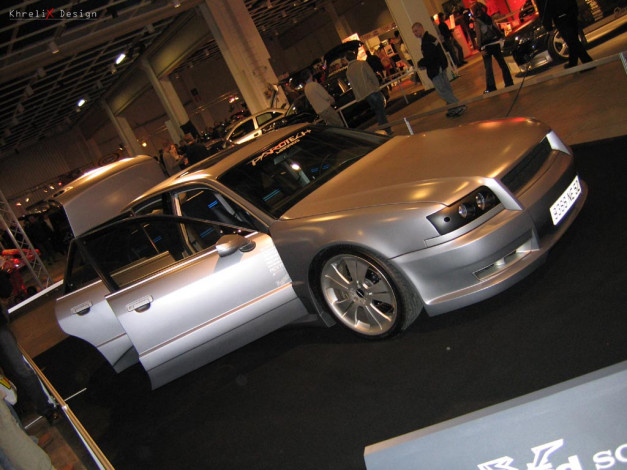 Обои картинки фото audi, s8, автомобили, выставки, уличные, фото