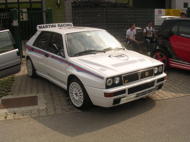 Обои картинки фото lancia, delta, integral, автомобили