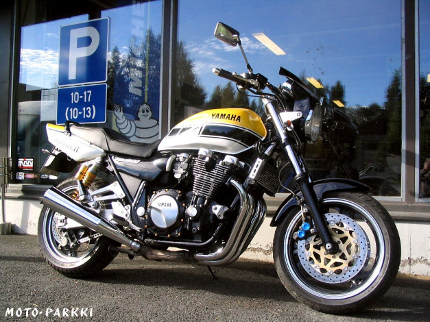 Обои картинки фото yamaha, xjr, 1200, мотоциклы