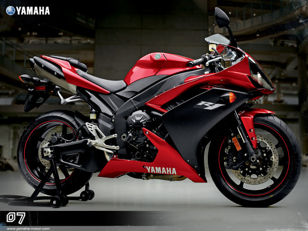 Обои картинки фото yamaha, 2007, мотоциклы