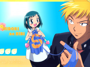 обоя аниме, midori, no, hibi