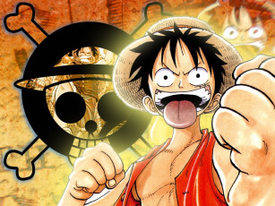 Картинка аниме one piece monkey d luffy