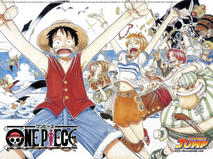Картинка аниме one piece nami monkey d luffy shanks