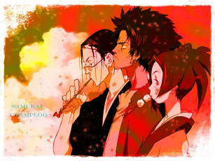 Картинка аниме samurai champloo