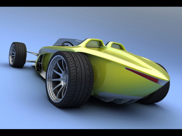 Обои картинки фото 2009, delithium, concept, by, bo, zolland, автомобили, 3д