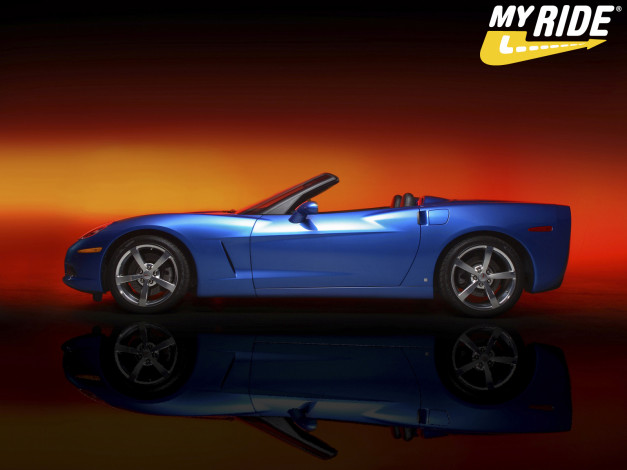 Обои картинки фото автомобили, corvette