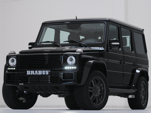 Обои картинки фото brabus, mercedes, benz, class, v12, biturbo, 2009, автомобили