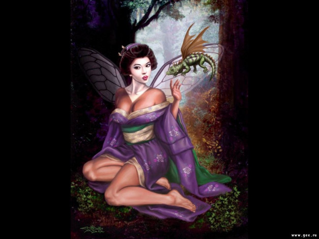 Обои картинки фото фэнтези, девушки