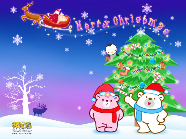 Обои картинки фото праздничные, векторная, графика, новый, год