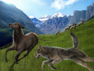 Картинка рисованные животные