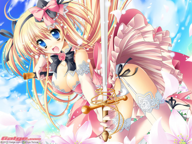 Обои картинки фото аниме, galge, com